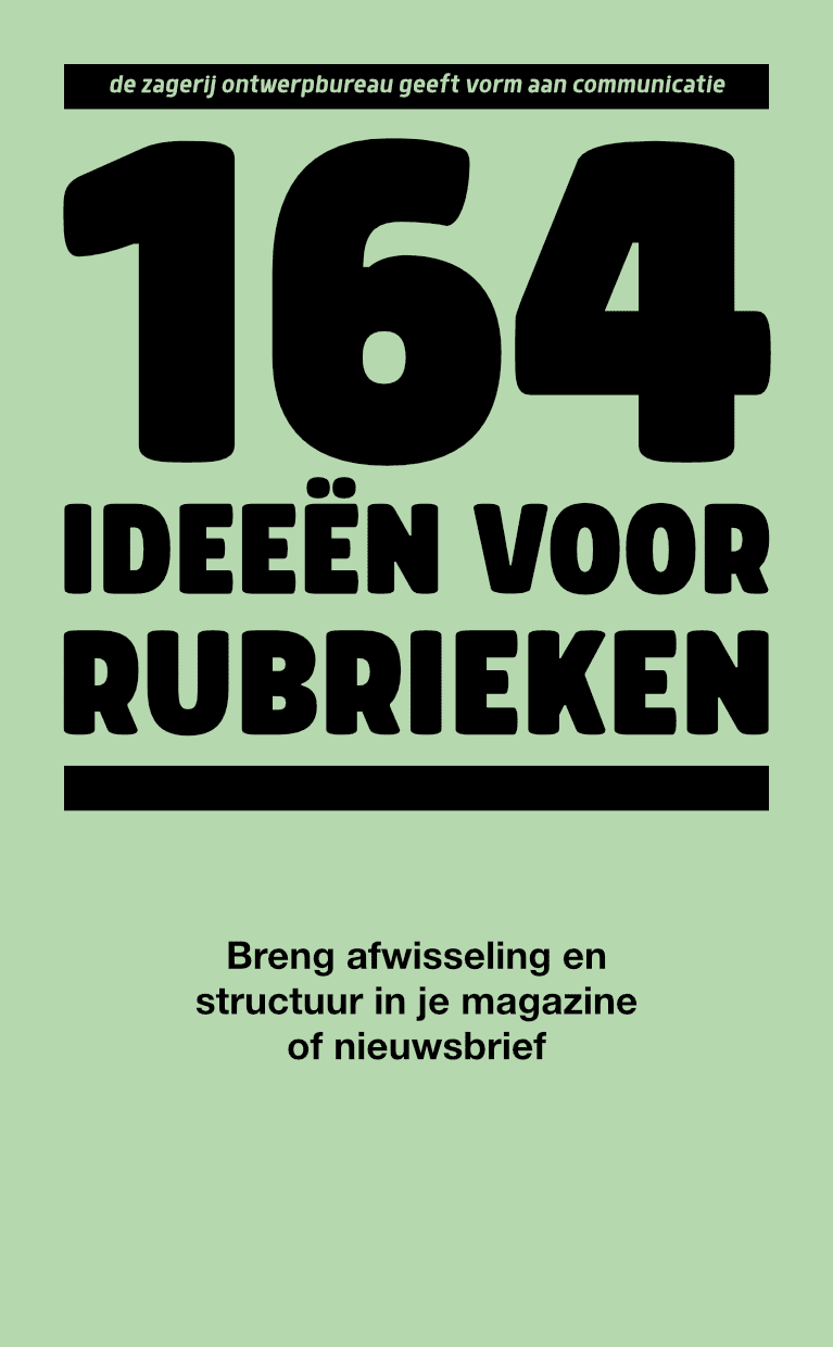 164 ideeën voor rubrieken