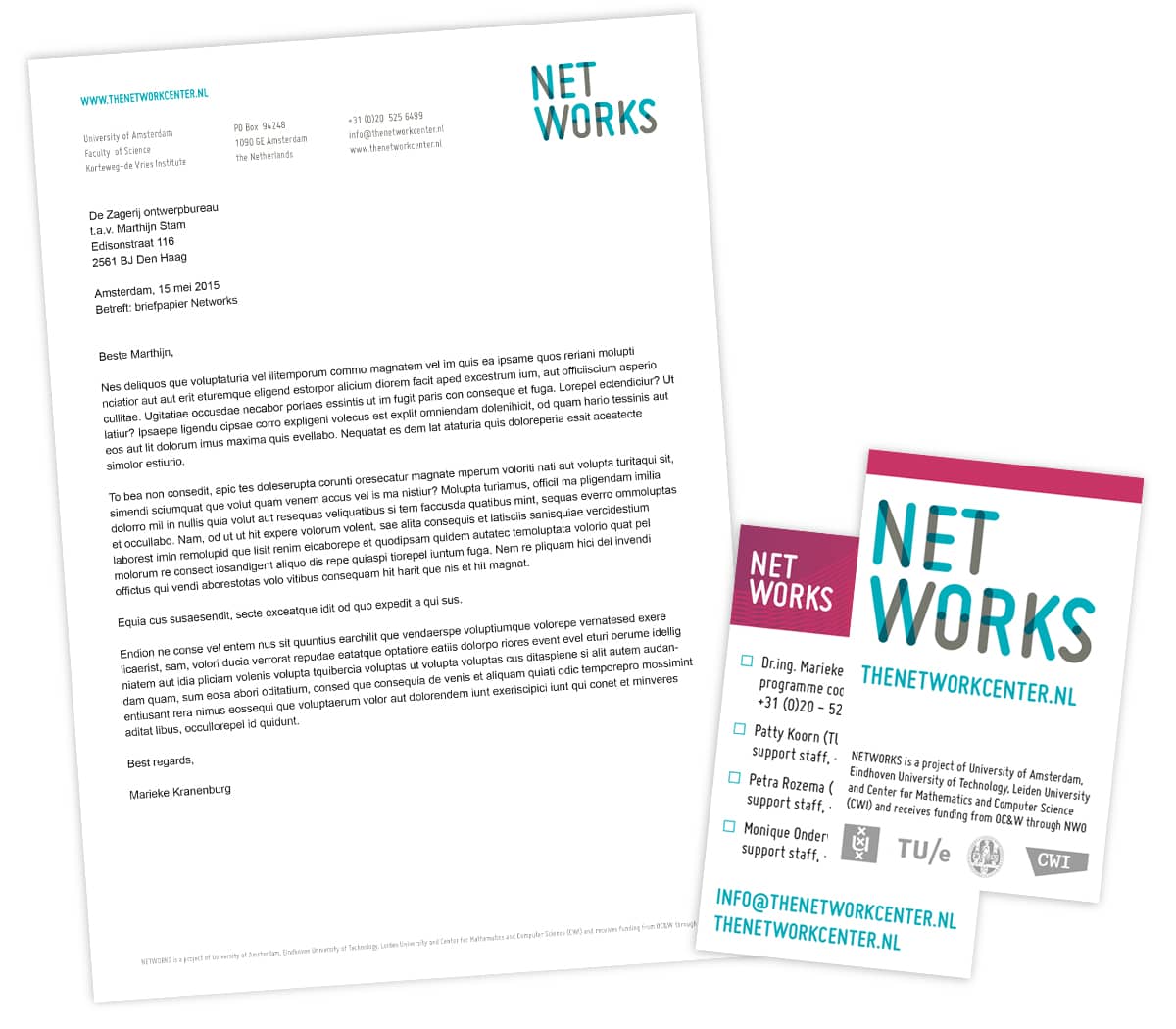 Networks stationary