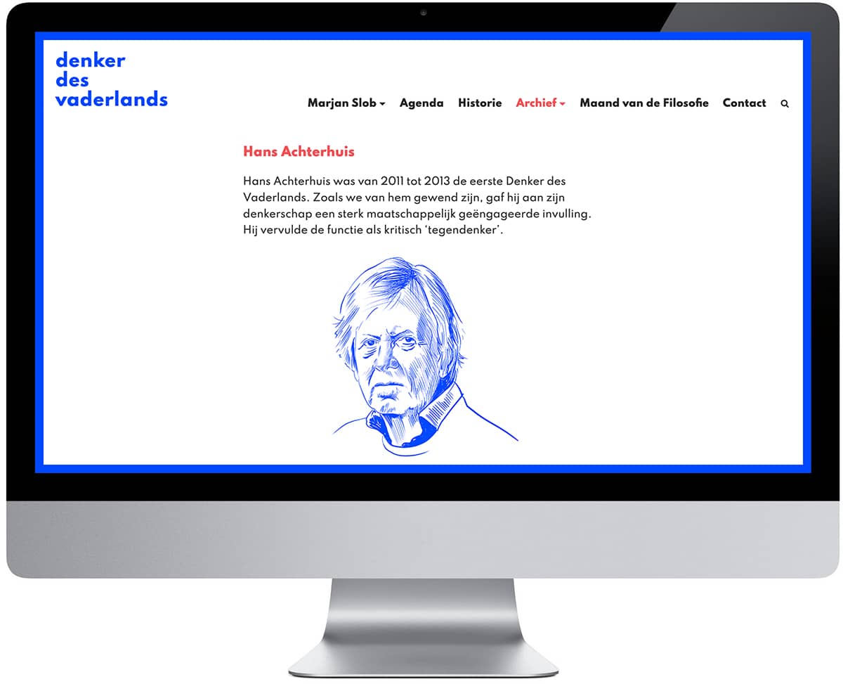 Website Denker des Vaderlands - Archief